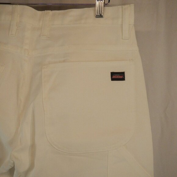 New Without Tag Dickies White Carpenter Pants Size 32x30 - Picture 7 of 12